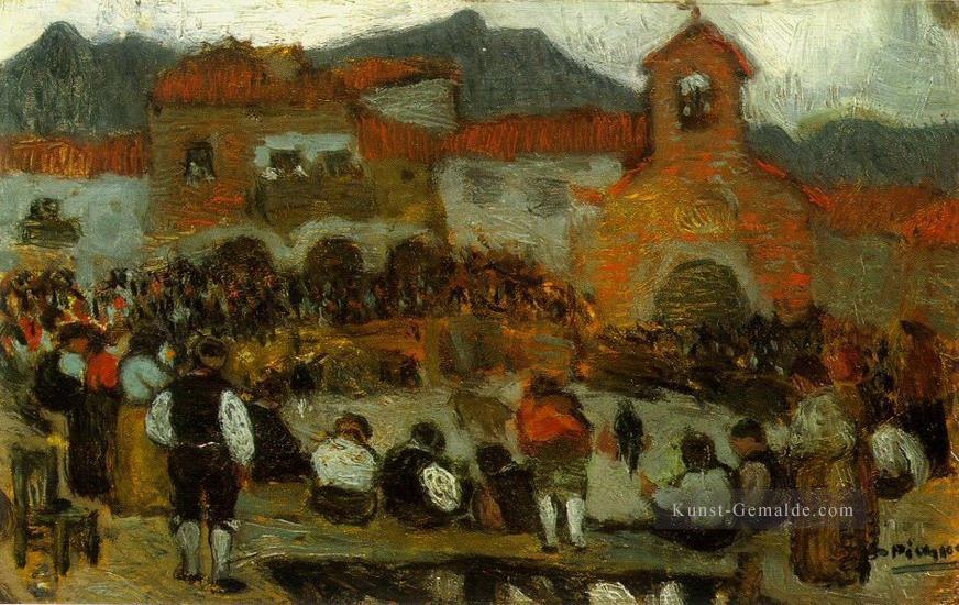 Kurse taureaux 4 1901 kubist Pablo Picasso Ölgemälde